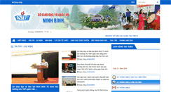 Desktop Screenshot of ninhbinh.edu.vn
