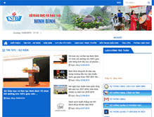 Tablet Screenshot of ninhbinh.edu.vn